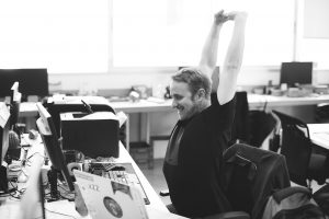 This guy needs a Varidesk